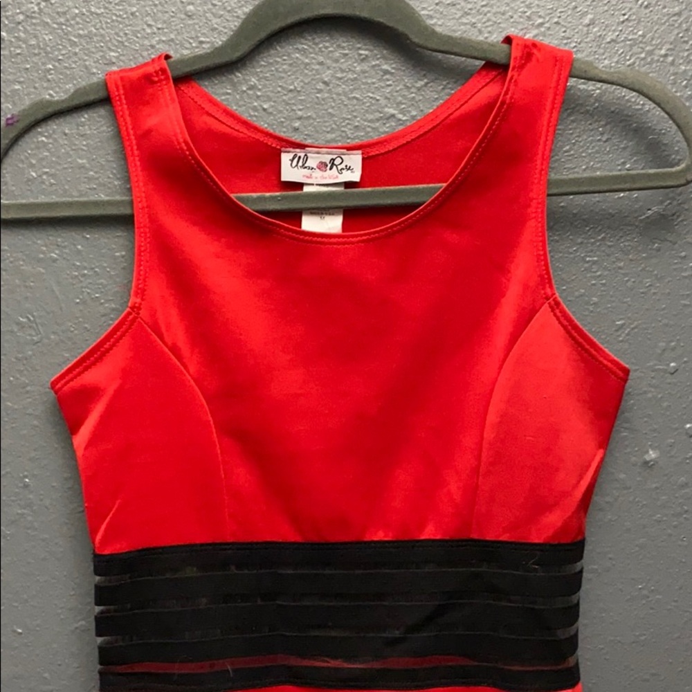 URBAN ROSE RED DRESS - Picture 2 of 4